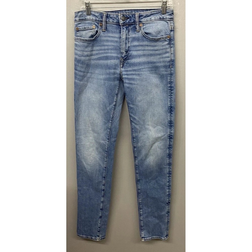 American Eagle Outfitters Airflex + Jeans Mens 29x34 Blue Denim Athletic Fit